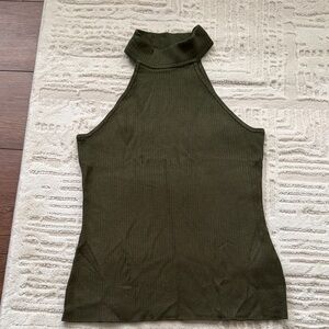 Guess High-Neck Ribbed Tank